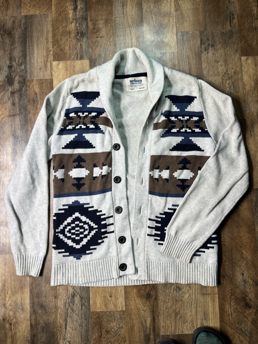 Urban Pipeline Button-up Cardigan Sweater